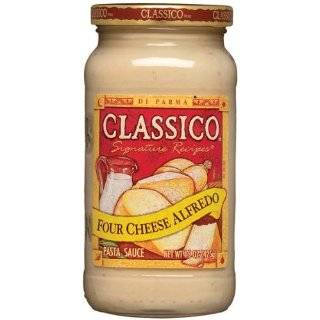 Classico Four Cheese Alfredo Pasta Sauce 15 oz (Pack of 12)