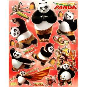   Fu Panda Sticker Sheet BL268 ~ Disney ~ Po Panda Bear ~ Master Shifu