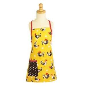  Rooster Yellow   Little Cooks Childrens Apron