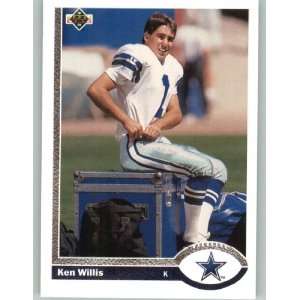  1991 Upper Deck #514 Ken Willis   Dallas Cowboys (Update 
