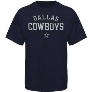  Dallas Cowboys Willis Slub T Shirt Navy Blue (Large 