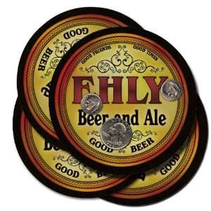  EHLY Family Name Beer & Ale Coasters 