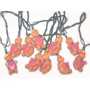   String Light Teddy Bear Heart Indoor Party Kids: Home & Kitchen