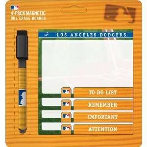 Turner Los Angeles Dodgers Magnetic To Do Notes, 4 Pack (8730177)