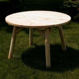  Moon Valley Round Table   Unfinished Furniture & Decor