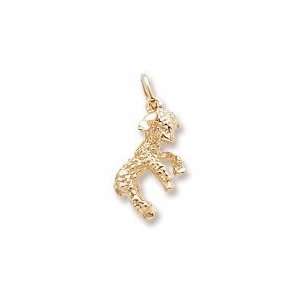  Rembrandt Charms Edelweiss Charm, 14K Yellow Gold Jewelry