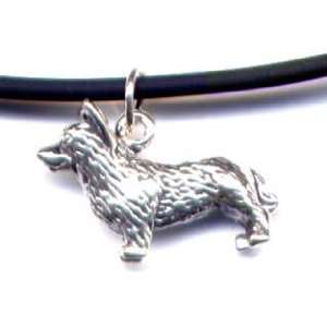  9 Black Corgi Ankle Bracelet Sterling Silver Jewelry Gift 