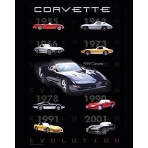  Corvette Evolution by Unknown 16x20
