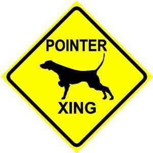  POINTER CROSSING sign * street dog hunt: Home & Kitchen