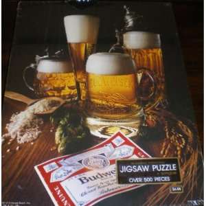   Jigsaw Puzzle, Over 500 Pieces. Ahhh Budweiser Toys & Games
