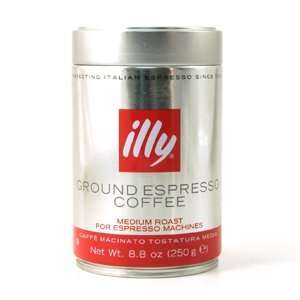 illy Ground Espresso Coffee Medium Roast  Grocery 