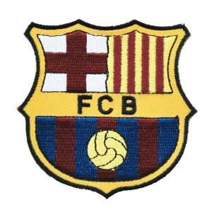  F.C BARCELONA SOCCER SHIELD PATCH: Sports & Outdoors