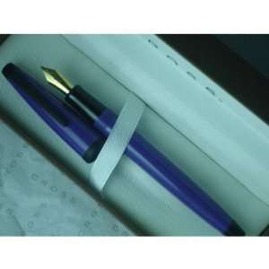  Cross Purple Fountain Pen with 23k Medium Nib Health 