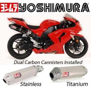  Yoshimura TRC Dual Bolt On   Carbon Fiber Muffler, Material Carbon 