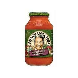Newmans Own Garlic & Peppers Pasta Sauce 24 oz. (Pack of 12)  