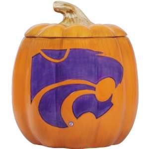    Kansas State Wildcats Halloween Pumpkin Candy Bowl