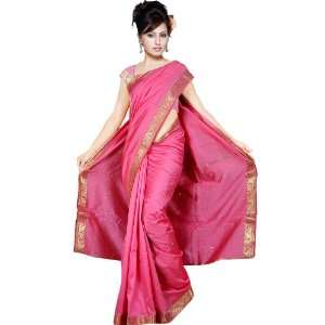  Pink New Bollywood Indian Traditional Ethnic Handloom Art 