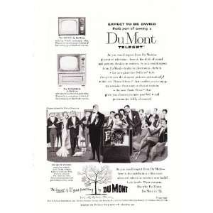  1952 Ad DuMont Telesex Television Original Vintage TV 