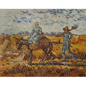  Van Gogh Paintings Peasant Couple Going To Work