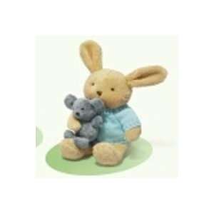   Bunny Rabbit Stuffed Animal Boy Baby Shower Gift by Russ: Toys & Games
