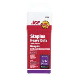  Staples, 9/16 Heavy Duty, Wide Crown, 1,000 Pack: Home 