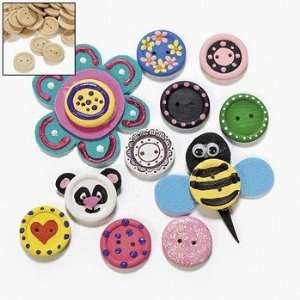  Design Your Own Wood Buttons   Craft Kits & Projects 