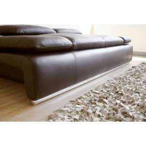  Wholesale Interiors Leather Sofa Set Brown Flair 2seater 