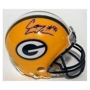  Corey Williams Signed Packers Mini Helmet Sports 