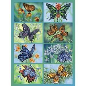  Denise Freeman Butterfly Meadow 500 Piece Jigsaw Puzzle Toys & Games