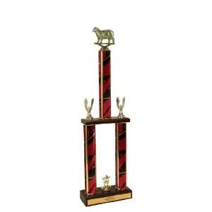  Sheep Trophy   Two Tier Wood