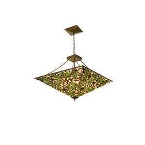  Brown Acorn and Branch Tiffany Pendant Light 81067: Home 