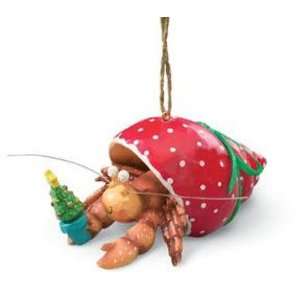  Pet Hermit Crab Red Shell Christmas Tree Ornament