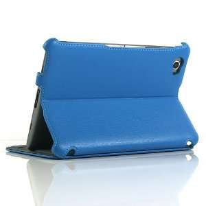  ZuGadgets Blue Leather Stand Case for Galaxy Tab GT P6800 
