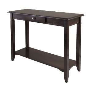   : Winsome Wood Nolan Sofa Console Table in Cappuccino: Home & Kitchen