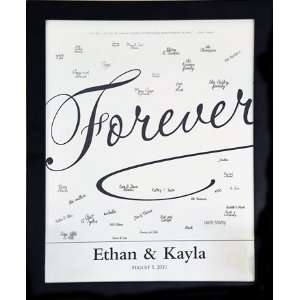  Forever Love Canvas Signature Guest Book: Home & Kitchen