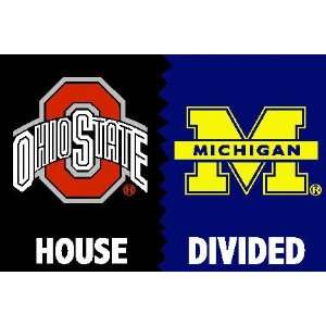  Ohio State Buckeyes and Michigan Wolverines House Divided 