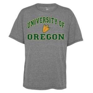  Oregon Ducks Old School Grey Vintage Tri Blend T Shirt 