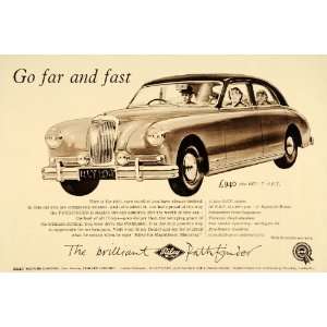  1956 Ad Riley Pathfinder Saloon British Car BMC Price 