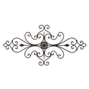 Tuscan Wrought Iron Metal 32 Scroll Wall Grille Grill:  