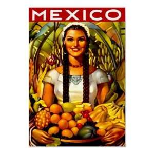  Vintage Mexico Travel Advertisement Posters