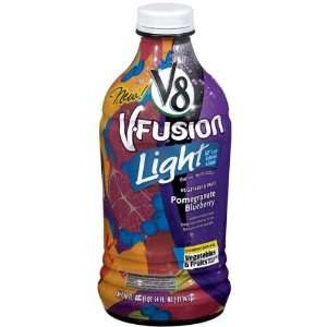   Fusion Vegetable & Fruit Juice Light Pomegranate Blueberry   8 Pack