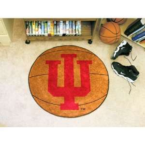  BSS   Indiana Hoosiers NCAA Basketball Round Floor Mat 