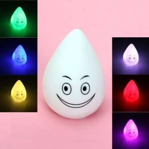  Color Changing Drop Shape LED Night Light Lamp: Home 