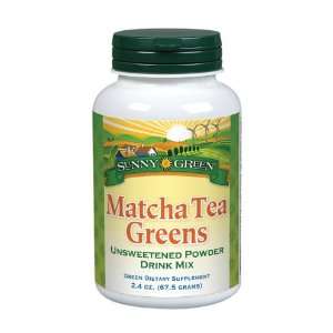    Sunny Green Matcha Tea Greens, 2.4 Ounce: Health & Personal Care