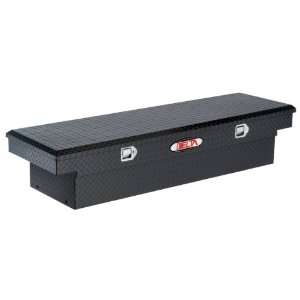   Black Full Size Aluminum Single Lid Crossover Truck Box: Automotive