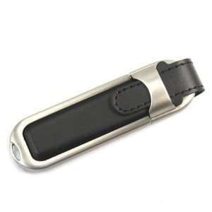    1GB Black Leather Thumb USB 2.0 Flash Memory Drive: Electronics