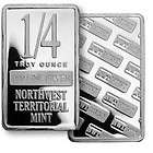 Northwest Territorial Mint 1/4 ounnce .999 silver bullion bar