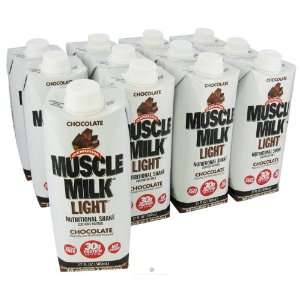 Cytosport   Muscle Milk Light RTD Nutritional Shake Chocolate   17 oz.