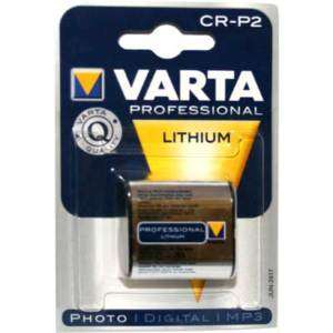 Varta CR P2 223 6204 6V Photo Lithium Battery VCRP2  