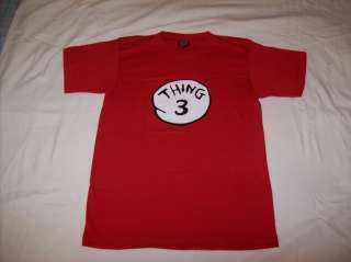  THING 1 2 3 4 5 6 TEE T SHIRT ADULT SIZES S XL(BUY 5 GET 6TH FREE 